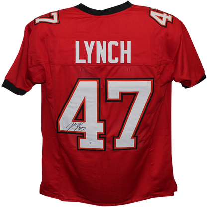 John Lynch Signed Tampa Bay Buccaneers Creamsicle Jersey (Beckett Hologram)  Bucs