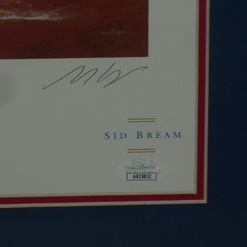 Sid Bream autographed baseball card (Atlanta Braves) 1992 Upper Deck #495