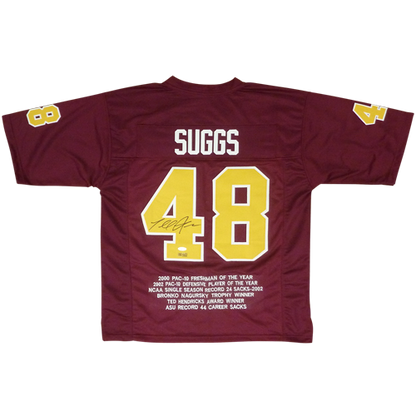 Terrell Suggs Signed Arizona State Sun Devils Jersey (JSA COA) 7xPro B –  Super Sports Center