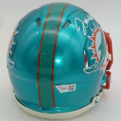 Jaylen Waddle Autographed Miami Dolphins (FLASH Alternate) Mini Helmet - Fanatics