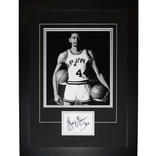 George Gervin Autographed San Antonio Spurs 