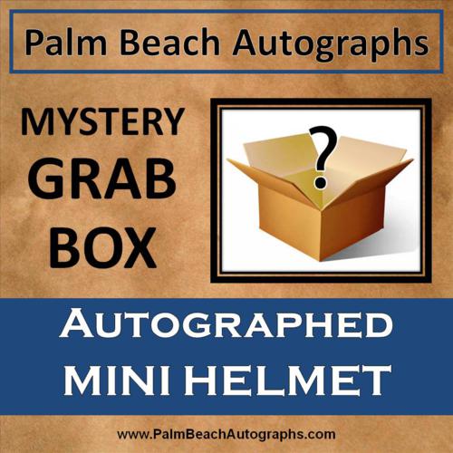 MYSTERY GRAB BOX - Autographed NFL/NCAA Mini Helmet