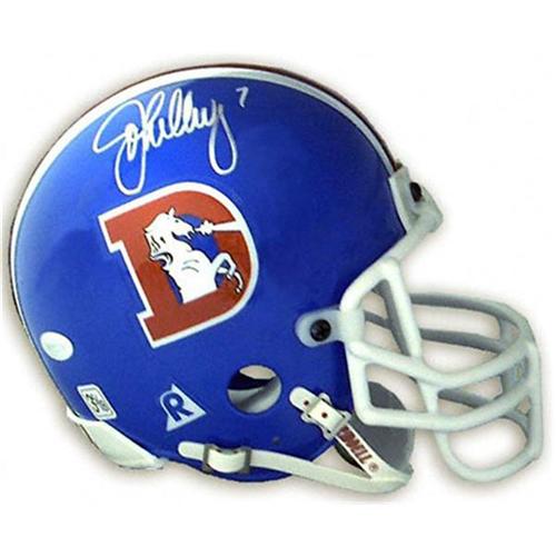 John Elway Autographed Denver Broncos (Throwback D) Authentic Pro Line Helmet