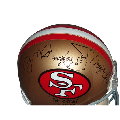Dwight Clark & Joe Montana San Francisco 49ers Autographed Authentic R