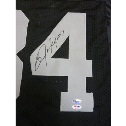 Bo Jackson Autographed Oakland Raiders (White #34) Deluxe Framed Jerse –  Palm Beach Autographs LLC