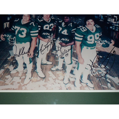 New York Jets Sack high quality Exchange SIGNED 8X10